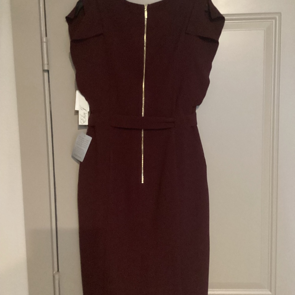 Eliza J Ruffle Sleeve Sheath Dress, size 10 - Picture 9 of 11